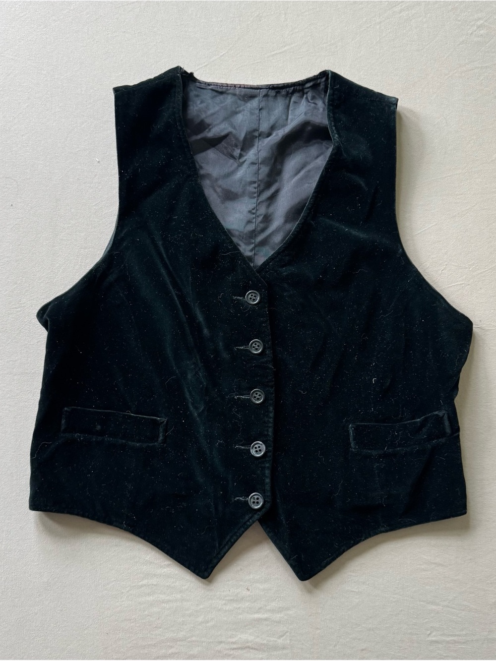 Vintage Velvet Waistcoat Vest